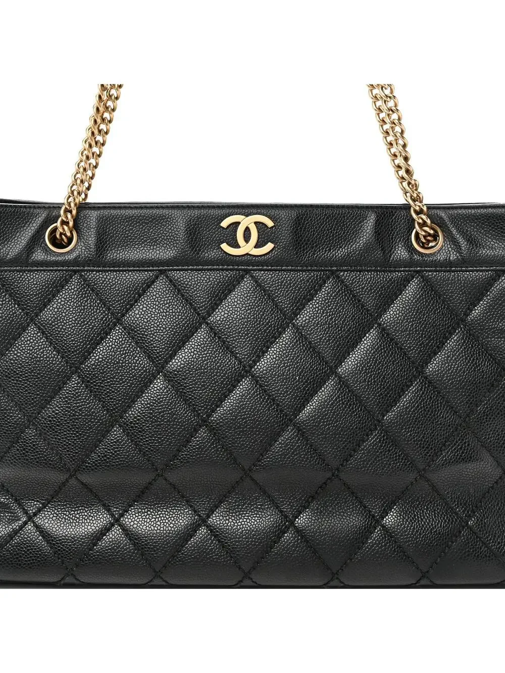 Chanel Caviar Quilted Shopping Tote #330090C28B